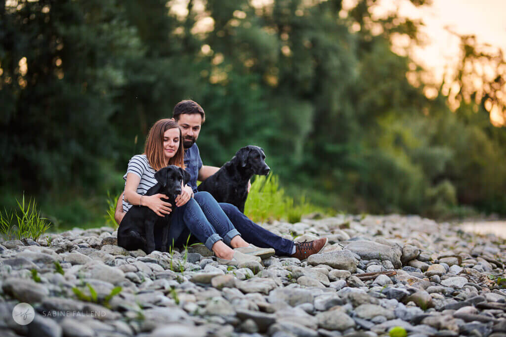 Hunde und Menschen